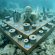 Illustration for article titled The Astonishing Treasures of Underwater Art Galleries